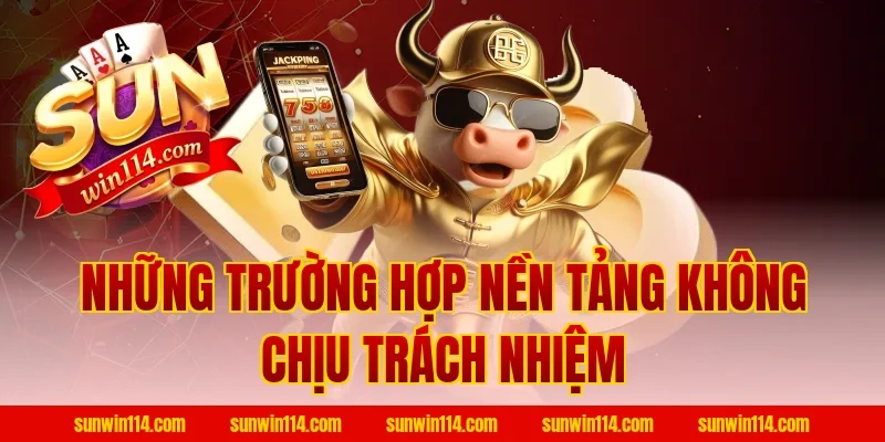 Những Trường Hợp Nền Tảng Không Chịu Trách Nhiệm